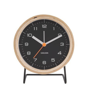 KARLSSON Alarm Clock Innate, black front