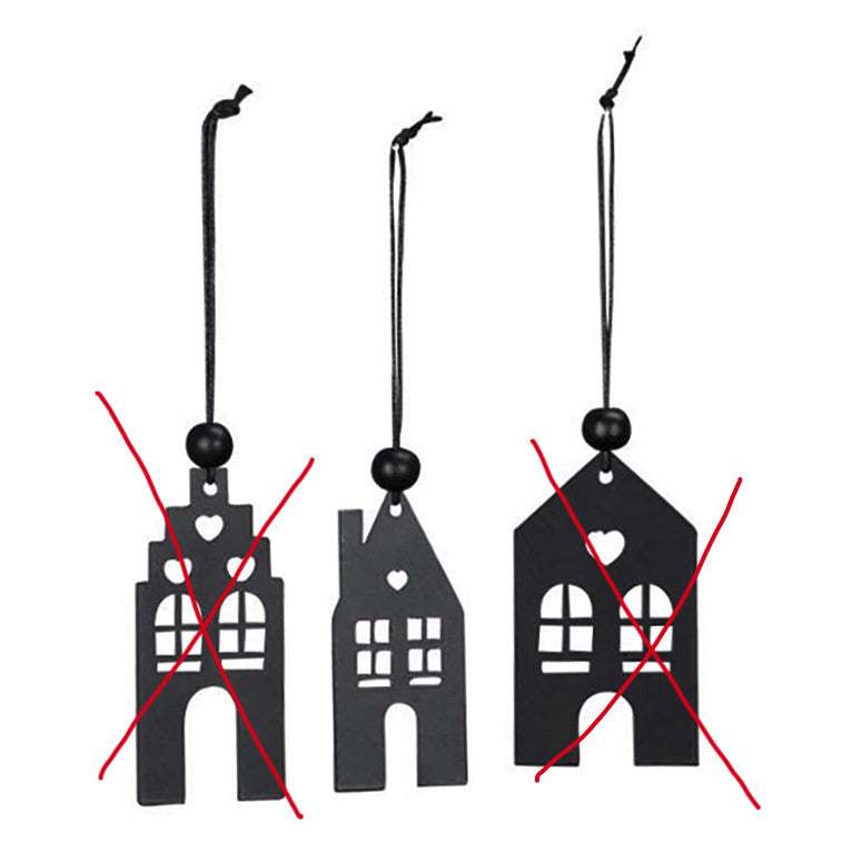 UNPERFEKT Anhängerset LILLE HUS/ 1Stk Weihnachtswelt - GENKØ