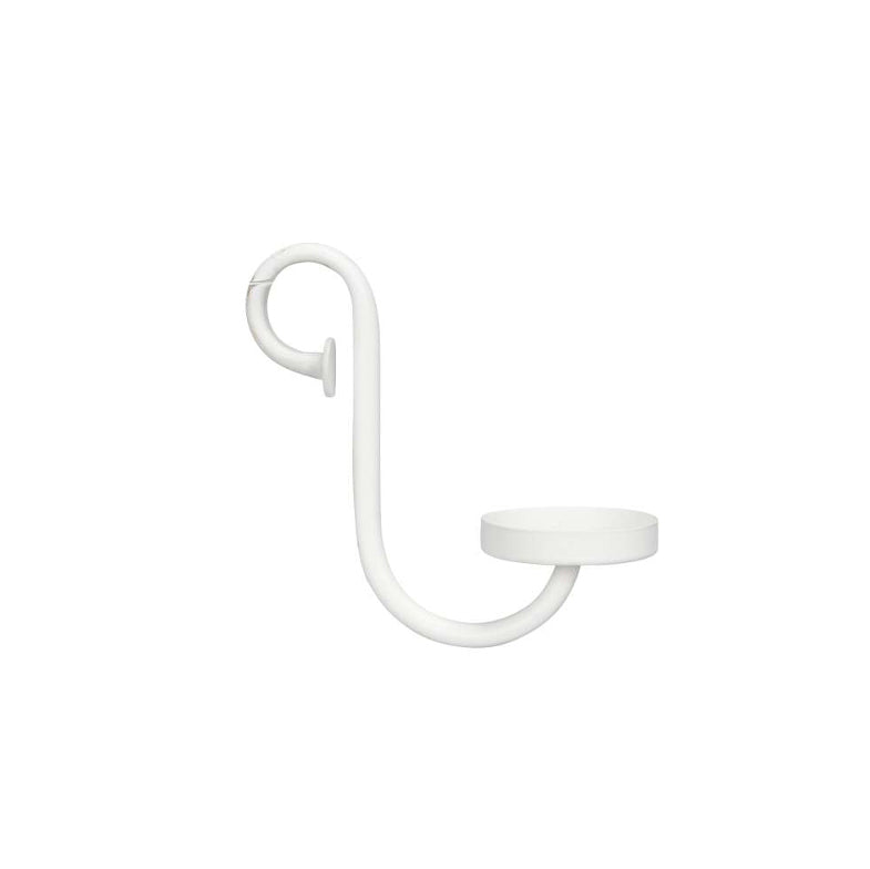 Teelichthalter BENTE, weiß zum Einhängen Kerzenhalter - GENKØ