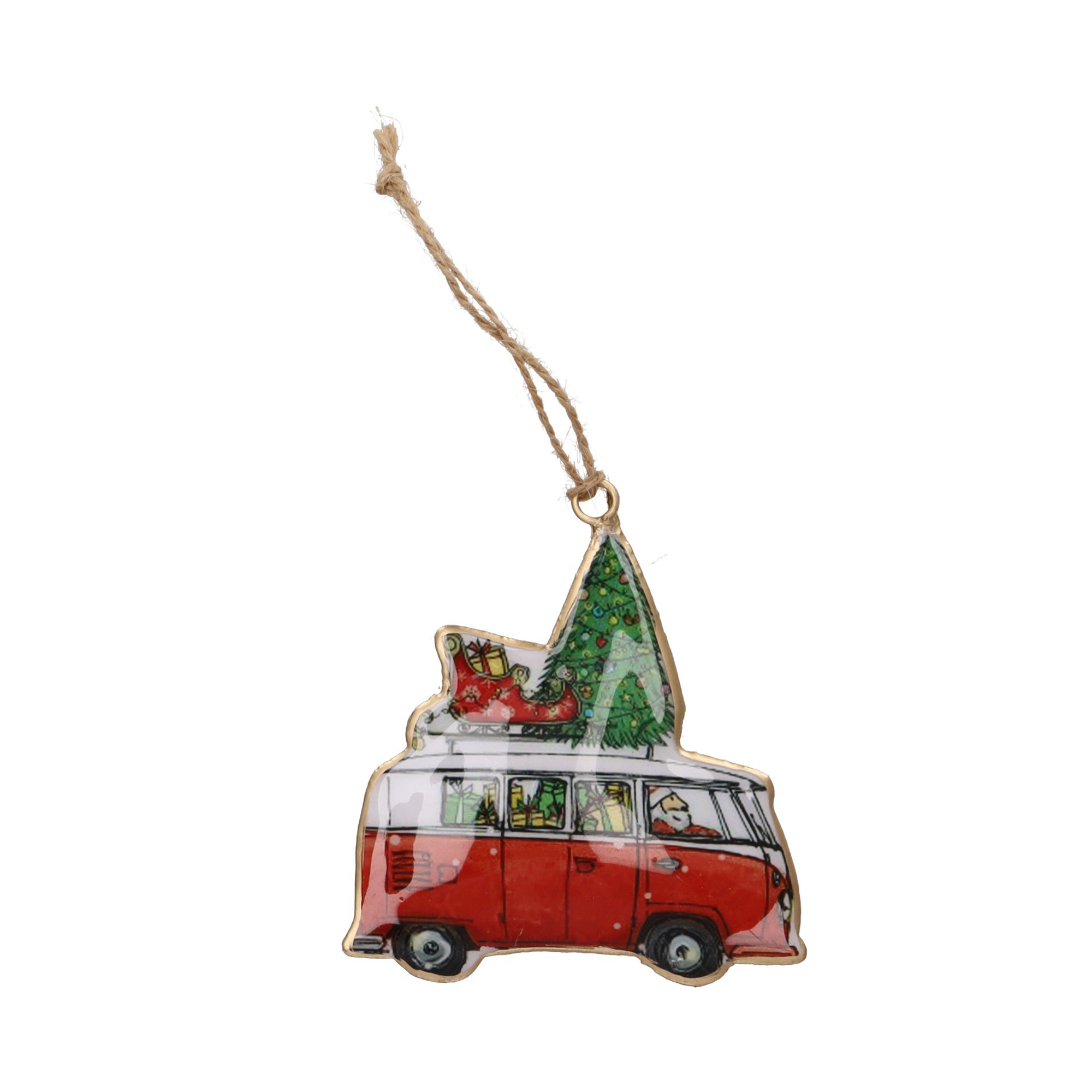 Metall-Anhänger MILA, rot/bunt Weihnachtswelt - GENKØ