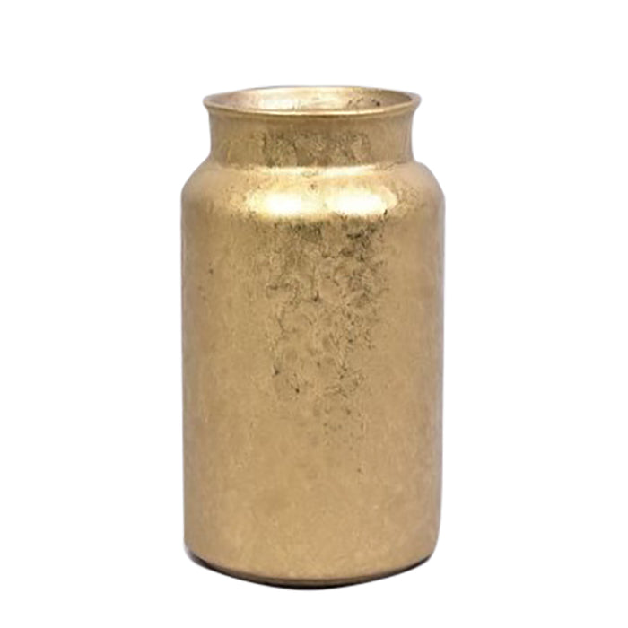 Vase MILK CAN, goldig