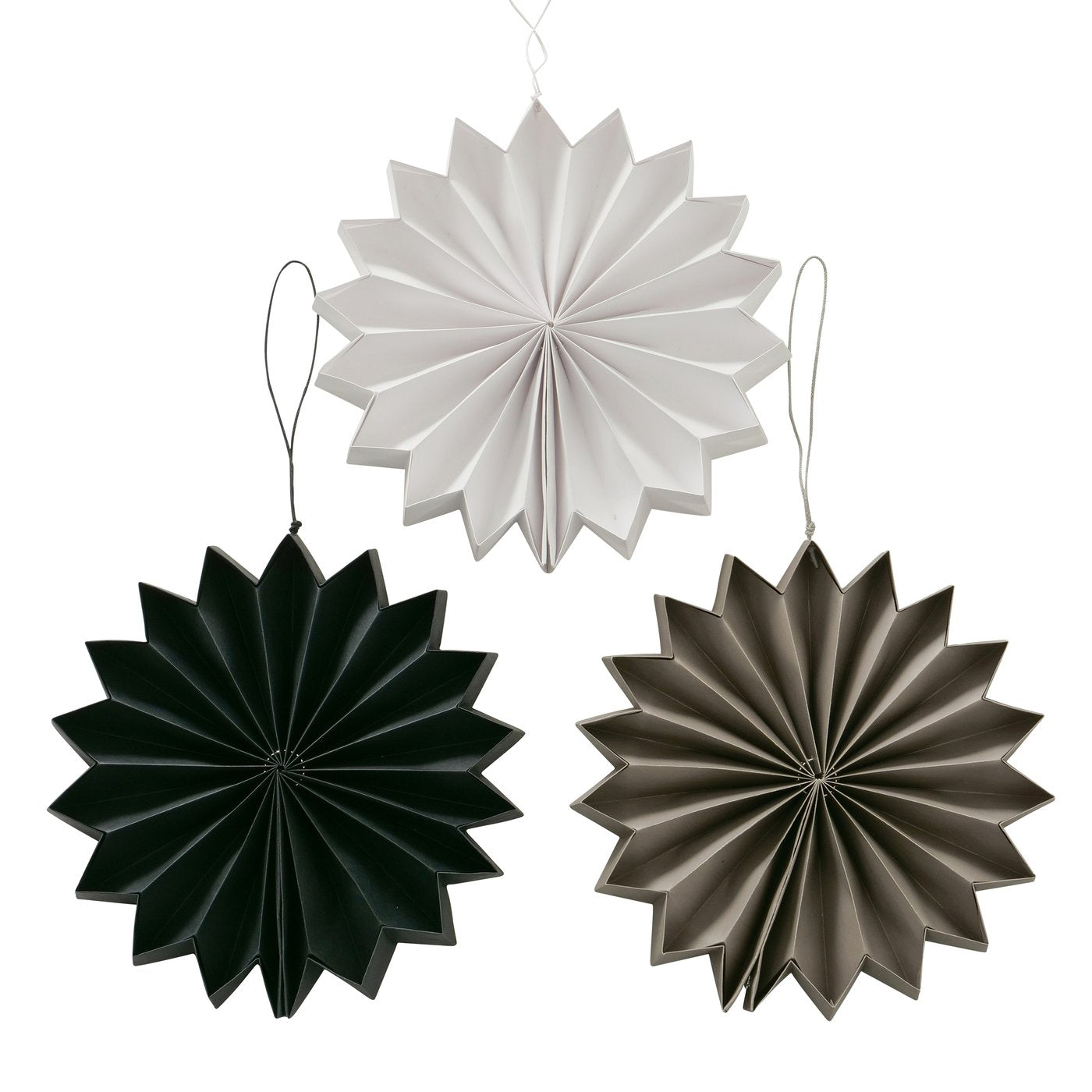 Papierstern FINJA, 20cm/grau Weihnachtswelt - GENKØ