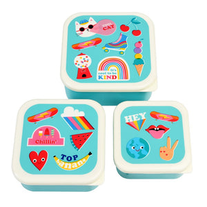 3-ER SET SNACKDOSEN TOP BANANA