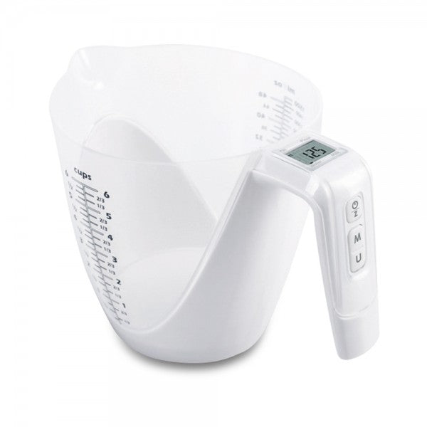 Digitale Waage - 1500 ml - mit Messbecher  - GENKØ