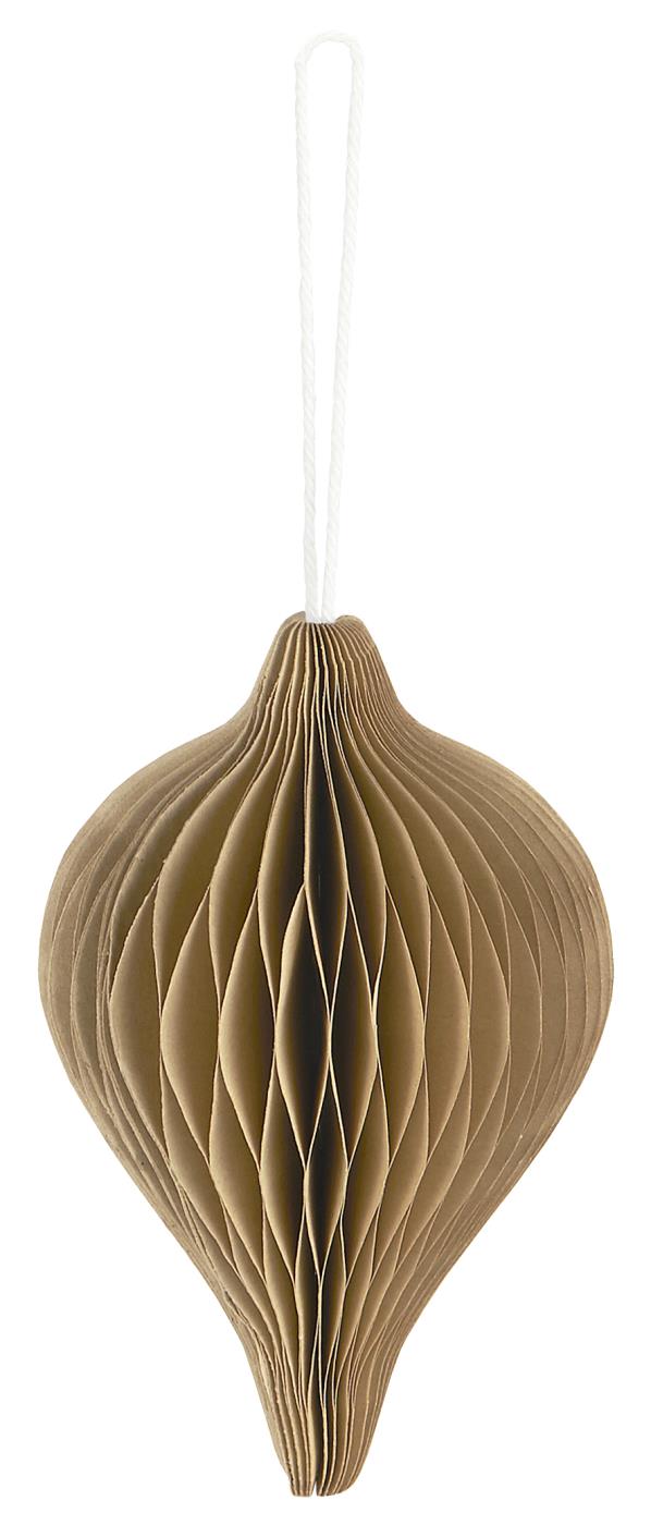 Weihnachtskugel TROPFEN m/Magnetverschluss Weihnachtsanhänger - GENKØ