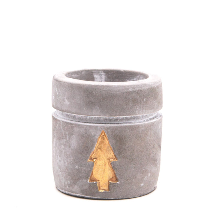 Beton-Kerzenhalter TANNE