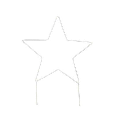 Dekostecker STERN, weiß