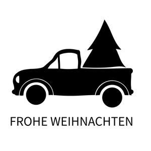 Sticker FROHE WEIHNACHTEN/ TRUCK