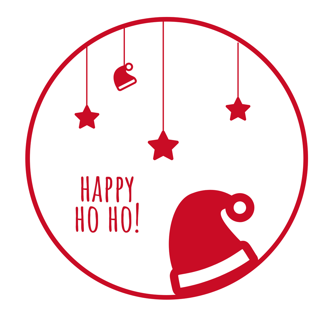 Sticker HAPPY HOHO Dekoration - GENKØ