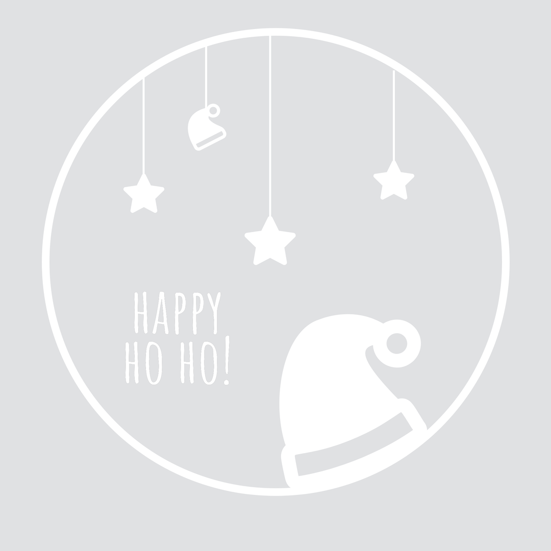 Sticker HAPPY HOHO Dekoration - GENKØ
