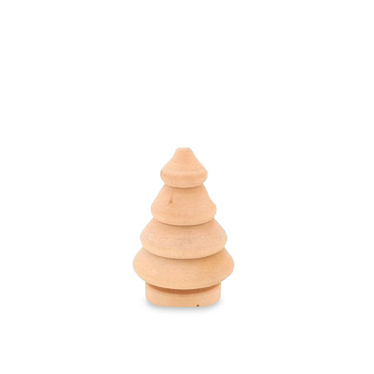 Holz-Tannenbäumchen, natur