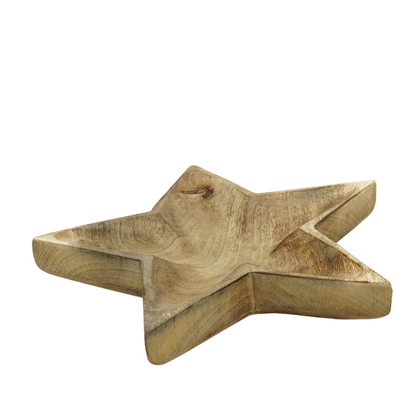 Holzteller STERN Tischdeko - GENKØ