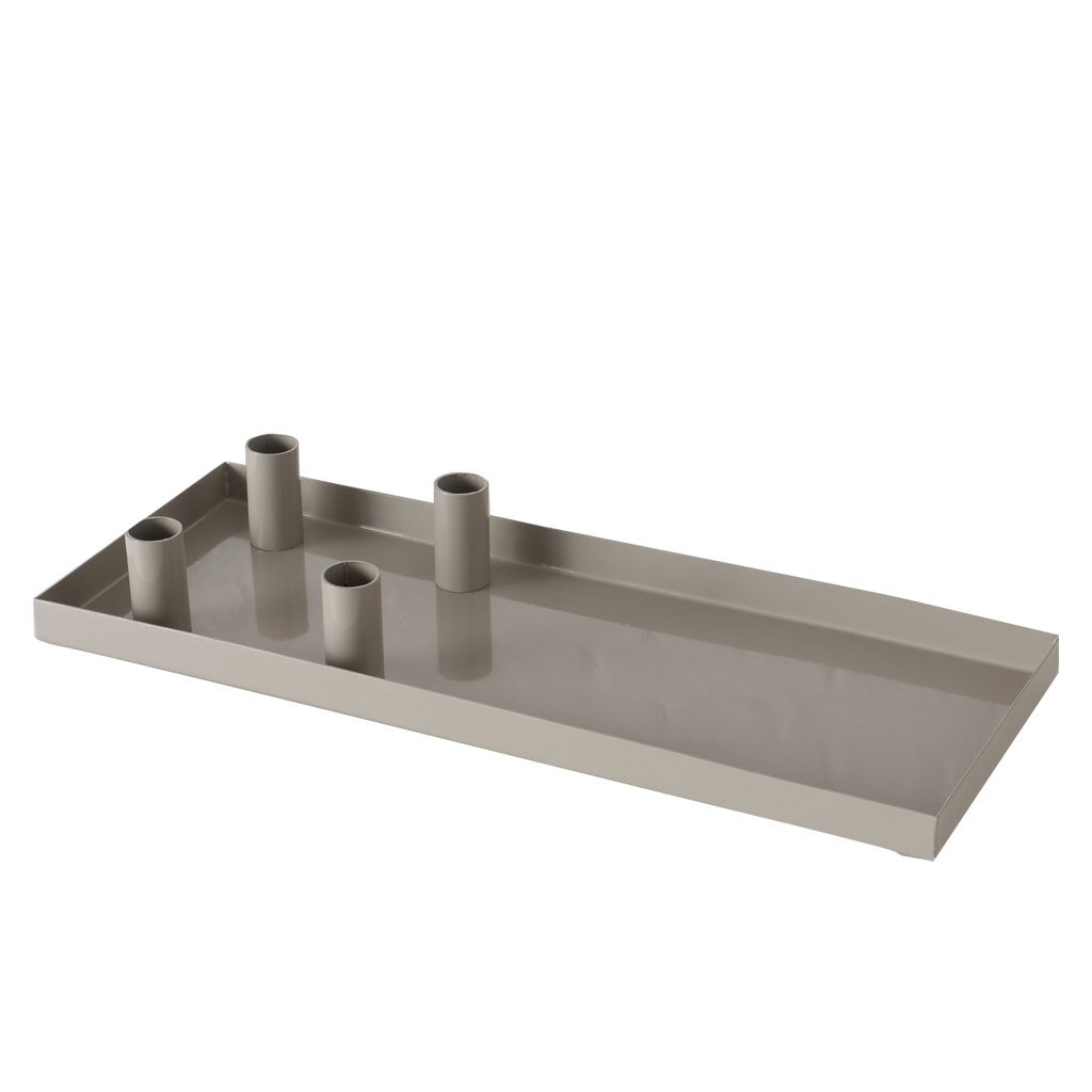 Kerzentablett INGE, greige