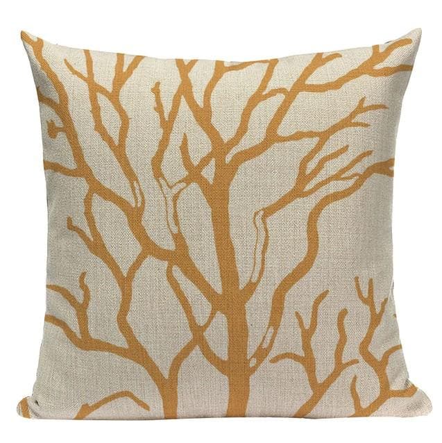 Kissenbezug KORALLE, gelb/beige - GENKØ