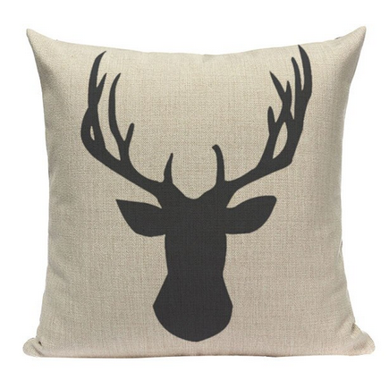 Kissenbezug *HIRSCH* beige