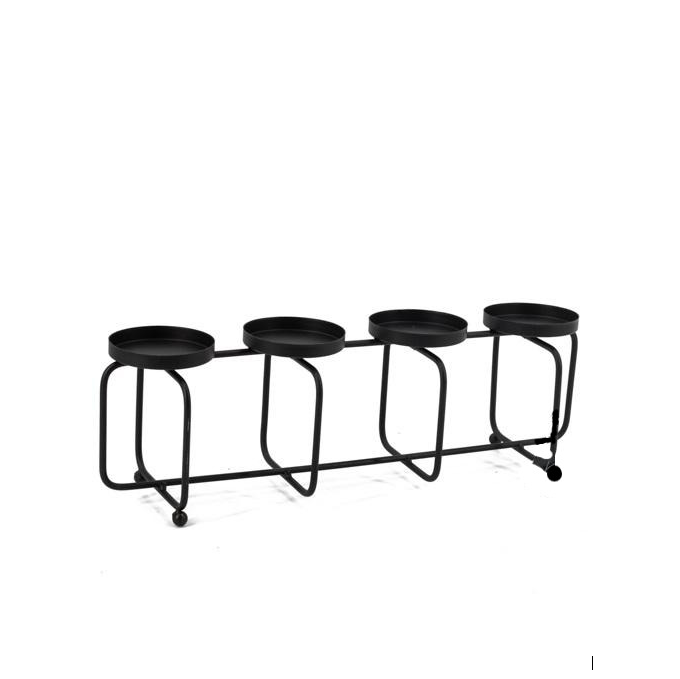 Kerzenhalter BJARN für Stumpenkerzen Seitenansicht