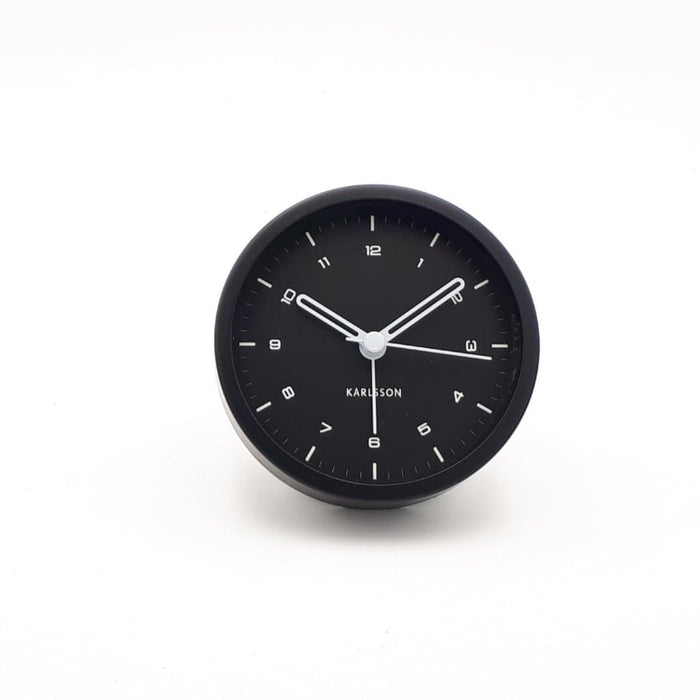 Alarm Clock Tinge, steel black