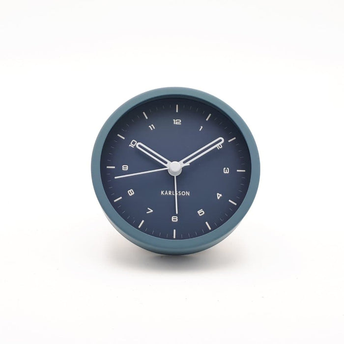 Alarm Clock Tinge, steel blue