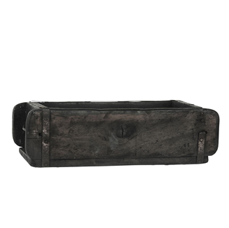 Ziegelform, 1Fach/ schwarz - Vorderansicht 1