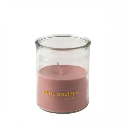 Kerze im Glas, rose-nude - GENKØ